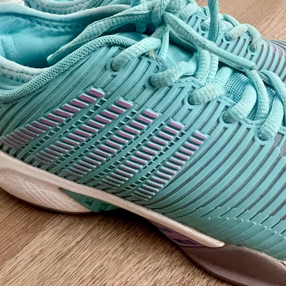 K-Swiss Women's Hypercourt Teal & Purple Athletic Sneakers - Picture 8 of 16